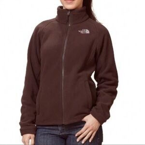 North Face Women’s Classic Full Zip Fleece in Chocolate Brown